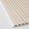 Diamond Ash, panneau acoustique frêne - feutre acoustique blanc