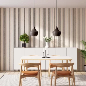 Barcode Classic Ash with Grey Recosilent in dining room 